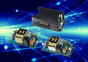 260W AC-DC open frame baseplate cooled power supply suitable for extreme environments